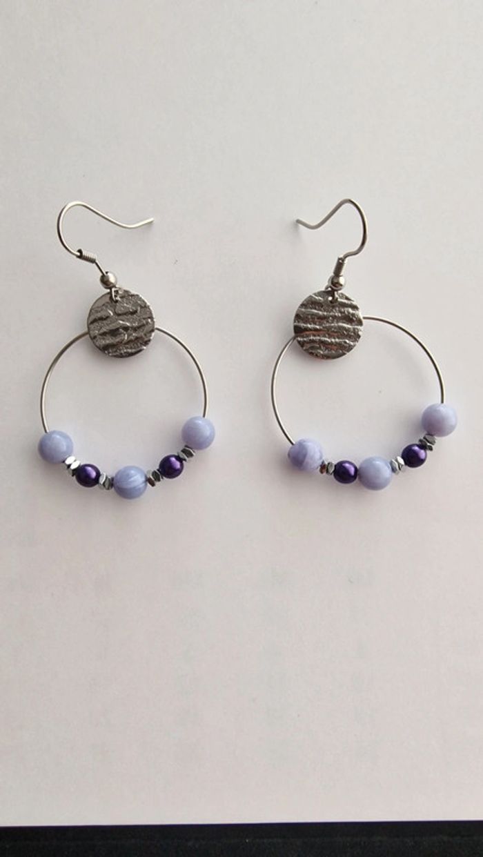 Boucle d'oreille créole acier inoxydable