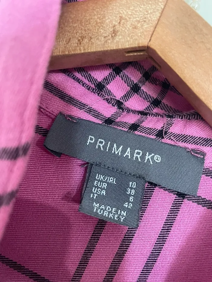 Chemise rose à carreaux - photo numéro 2