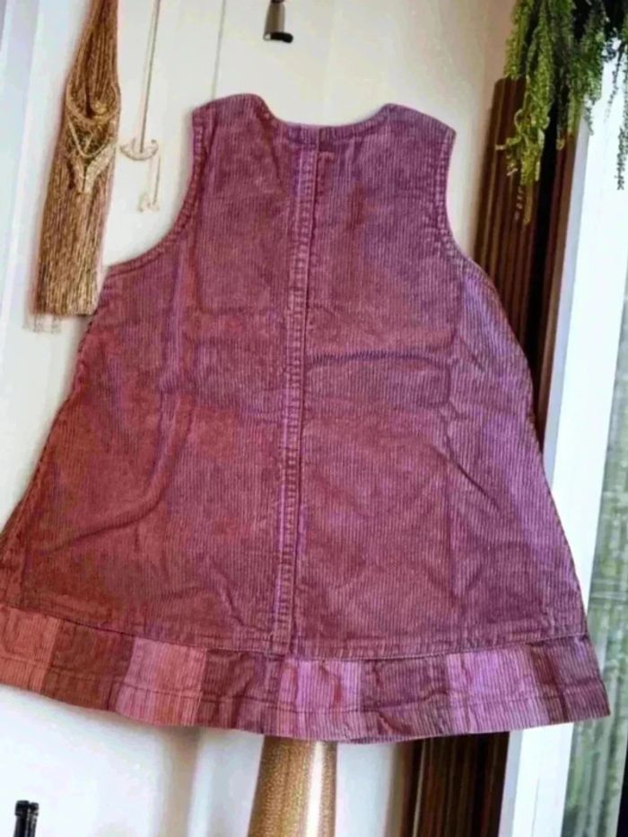 Robe en velours 🌹 12 mois🌹 rose - photo numéro 2