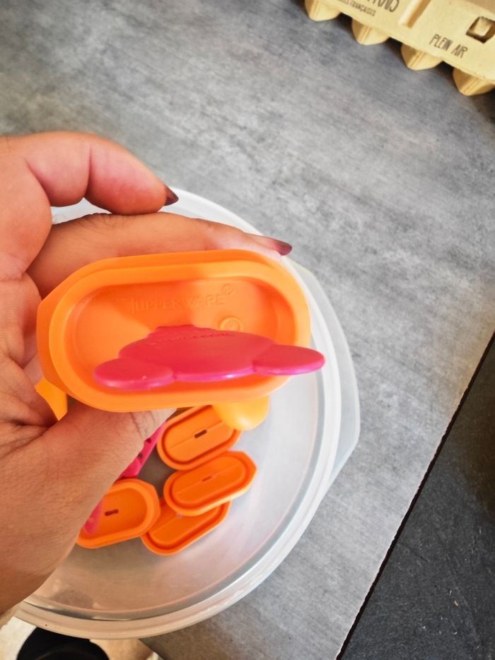 Tupperware pour faire des glaces à l'eau - photo numéro 4