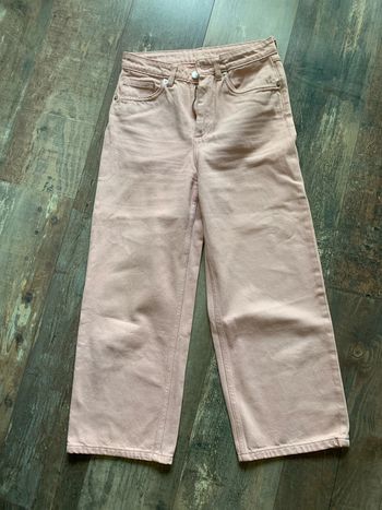 Jeans large rose pale