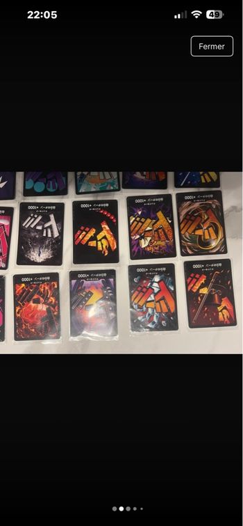 One Piece PRB01 lot 30 cartes DON japonais 