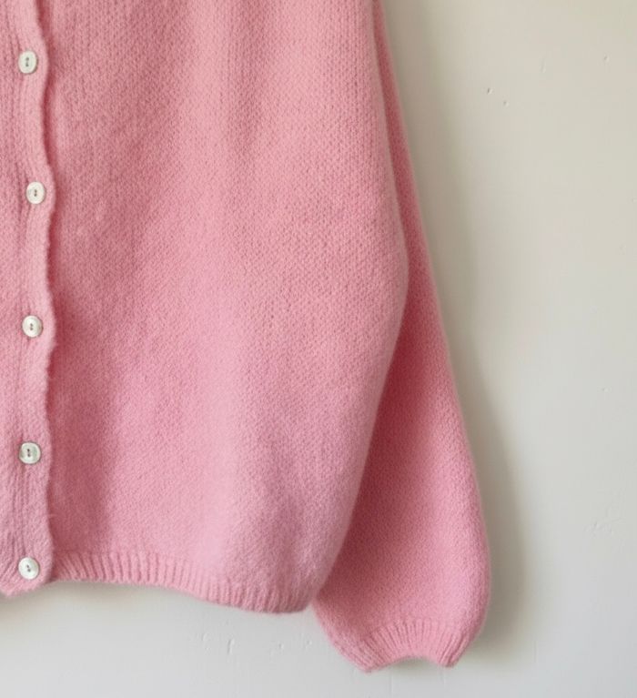 Gilet / Cardigan Rose Pâle - photo numéro 3