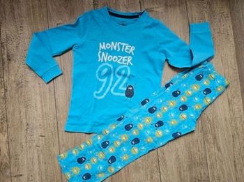 Pyjama 2 pièces en coton turquoise 5 ans Lupilu