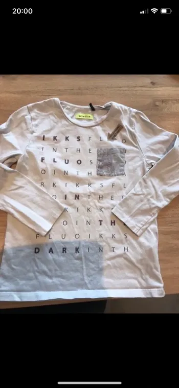 T-shirt ikks manches longues tailles 5 ans