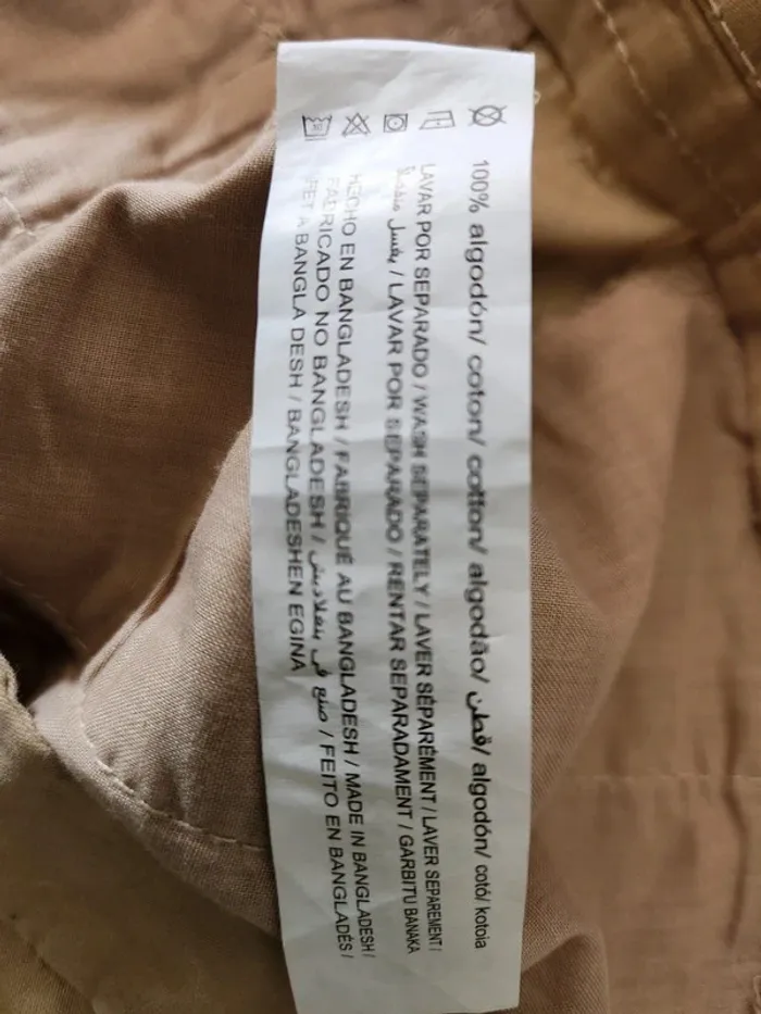 Short beige homme lefties man – Taille 46 EUR Coupe regular - photo numéro 9