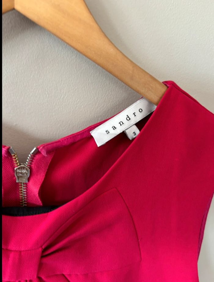 Élégante robe framboise Sandro 40 - photo numéro 10