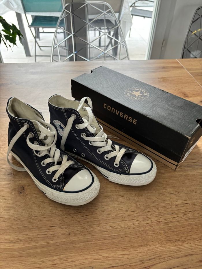 Baskets Converse all stars marine taille 36 - photo numéro 2