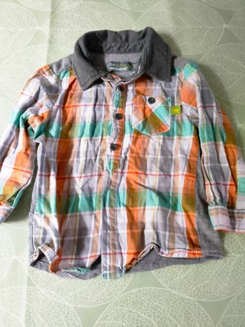 Chemise à carreaux orchestra 12 mois