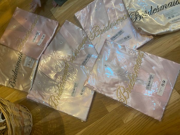 Lot peignoir mariage