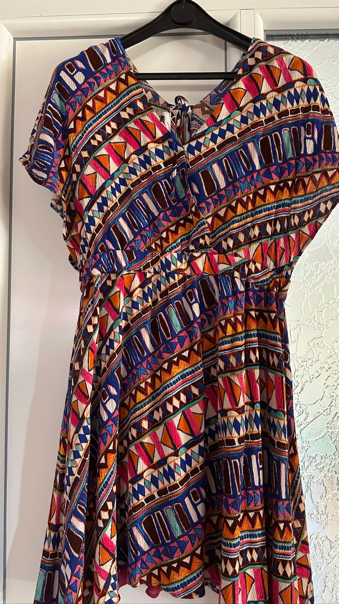 Robe imprimé ethnique