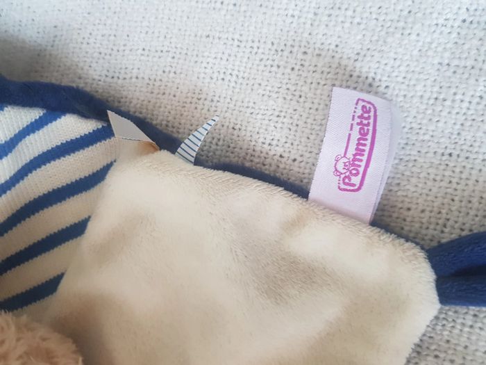 Doudou plat ourson Pommette - photo numéro 5
