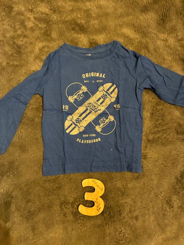 Lot tee shirt à manches garçon - photo numéro 2