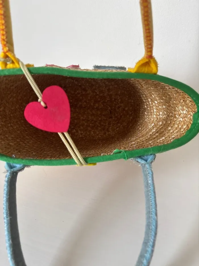 Sac en paille love - photo numéro 7