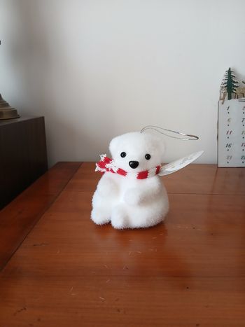 Neuf: Figurine décorative Ourson Polaire *10 cm