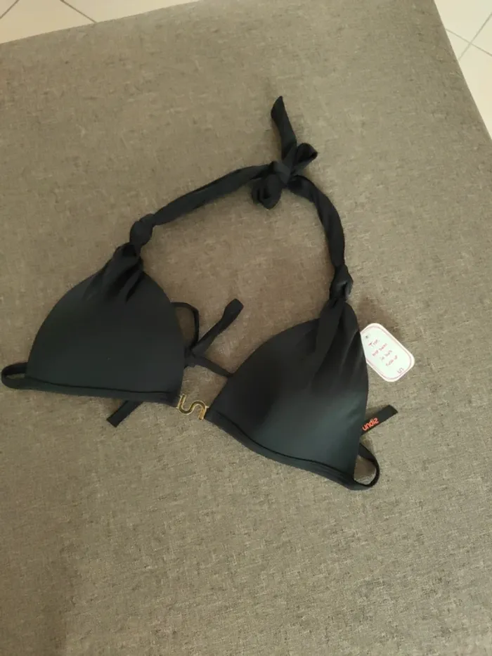 Haut de maillot de bain noir Undiz L