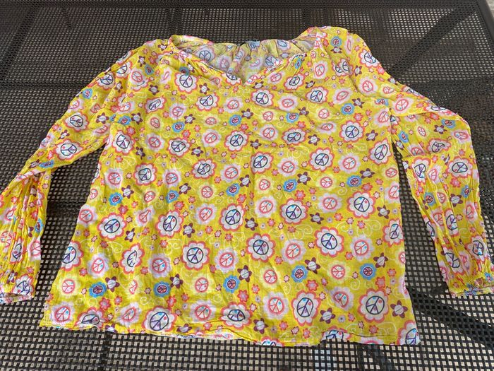 Blouse tunique jaune façon hippie by coco - photo numéro 5