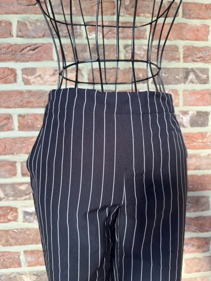 Pantalon droit ligne noir et blanc Lefties Taille XS / 34 - photo numéro 13
