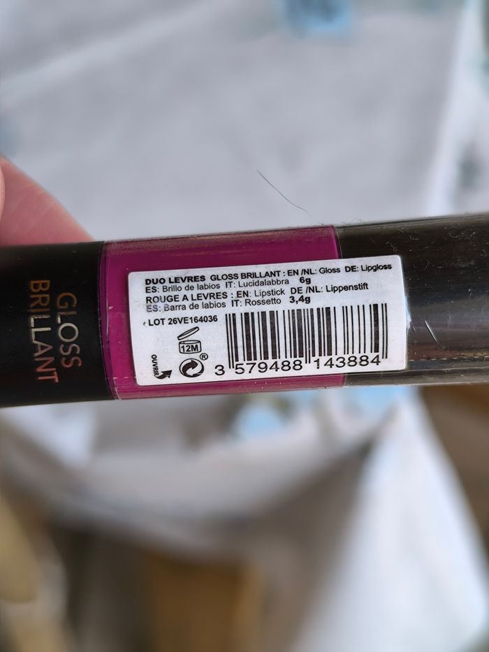 Duo lèvres rouge à lèvres + gloss brillant fushia 05 Modelite - photo numéro 4