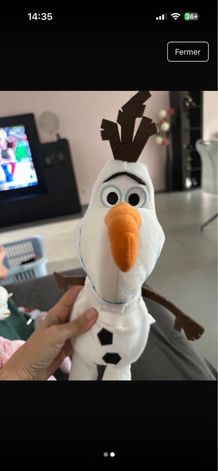 Olaf peluche - photo numéro 3