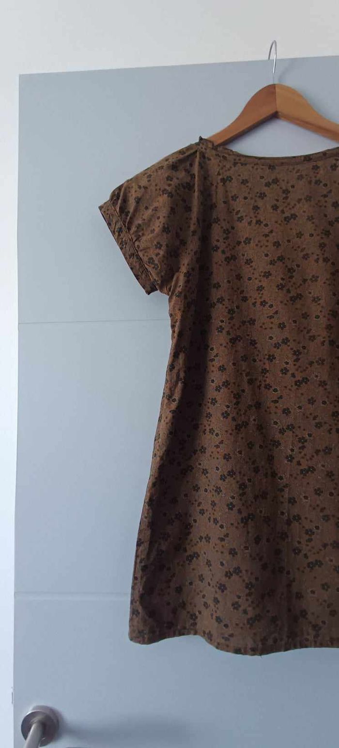 Blouse fleurie manches courtes "Somewhere" Taille 38 - photo numéro 7