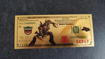 Billet Transformers Collector card carte