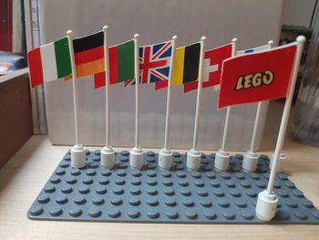 Vends drapeau lego .