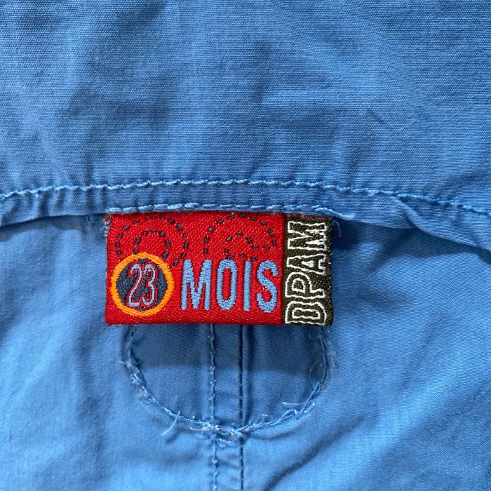 Salopette short bleu et blanc 23 mois DPAM - photo numéro 5