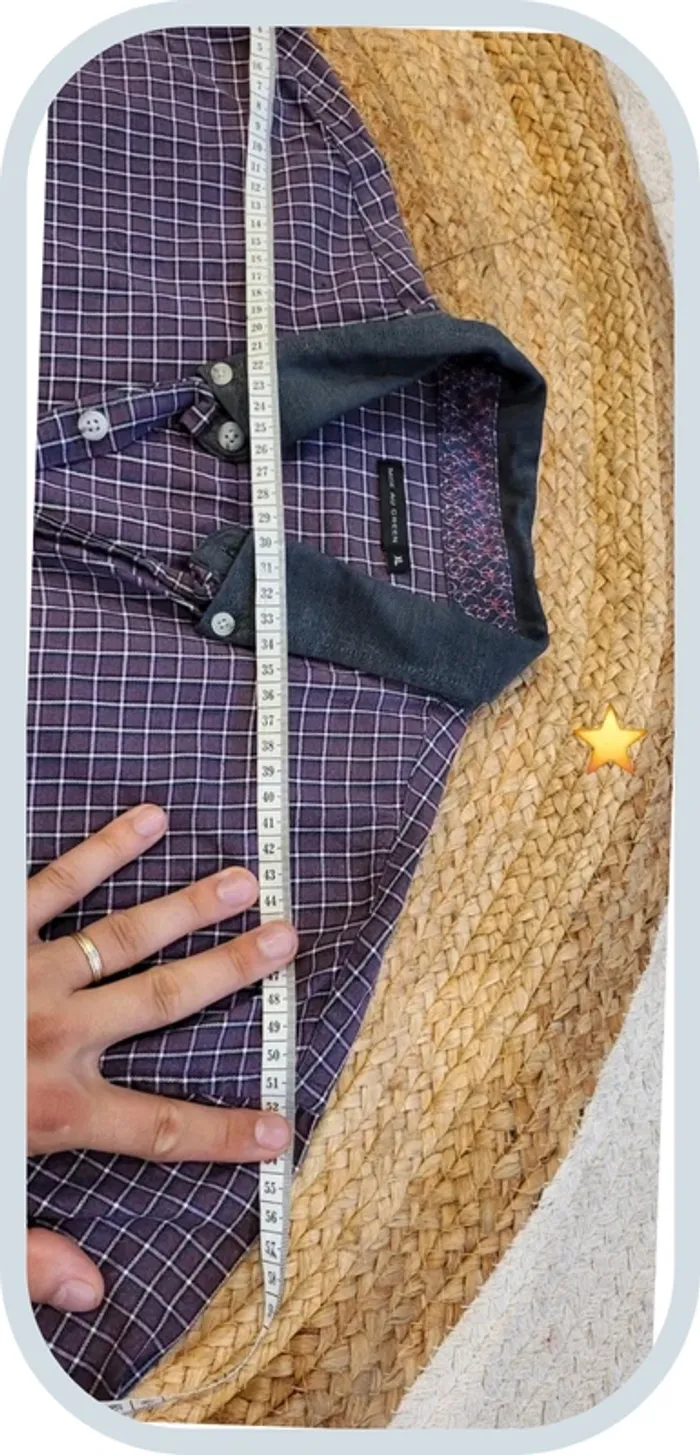 Chemise à carraux homme Mise au Green – Taille XL – Très bon état
- Violet - photo numéro 9