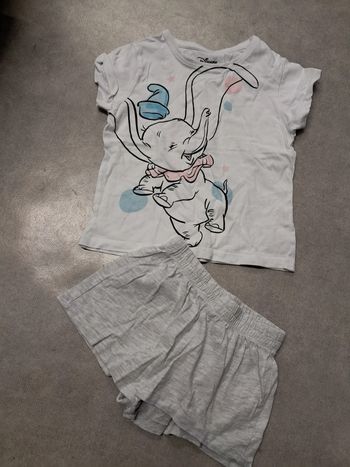 pyjama short fille 4 ans disney