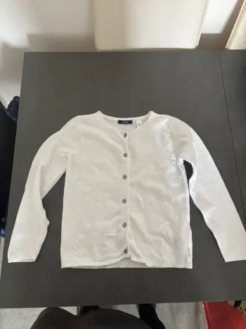 Gilet blanc 6 ans