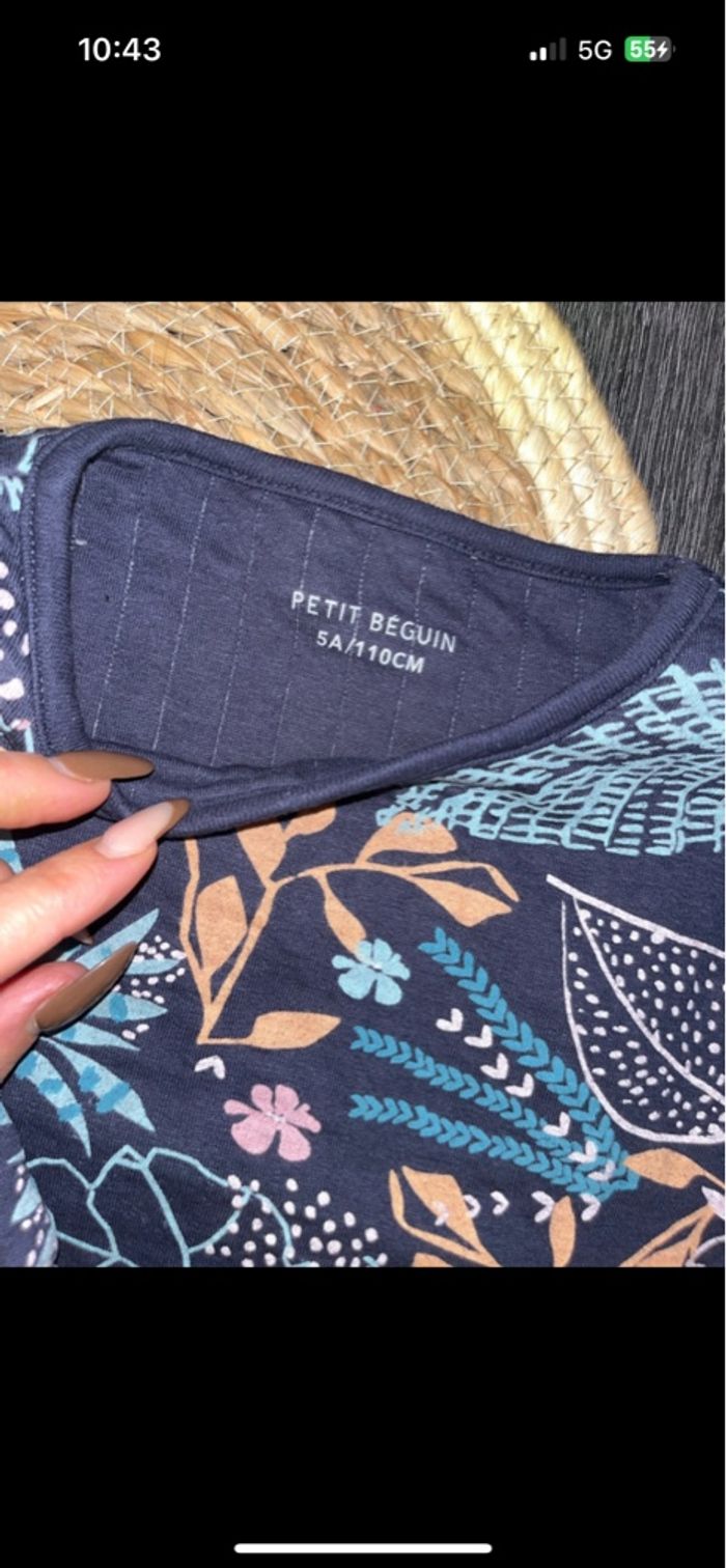 Ensemble fille petit béguin