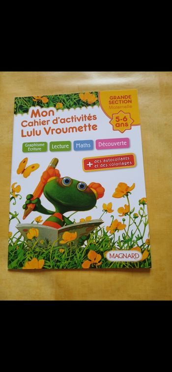 Cahier d'activités lulu vroumette 5/6 ans