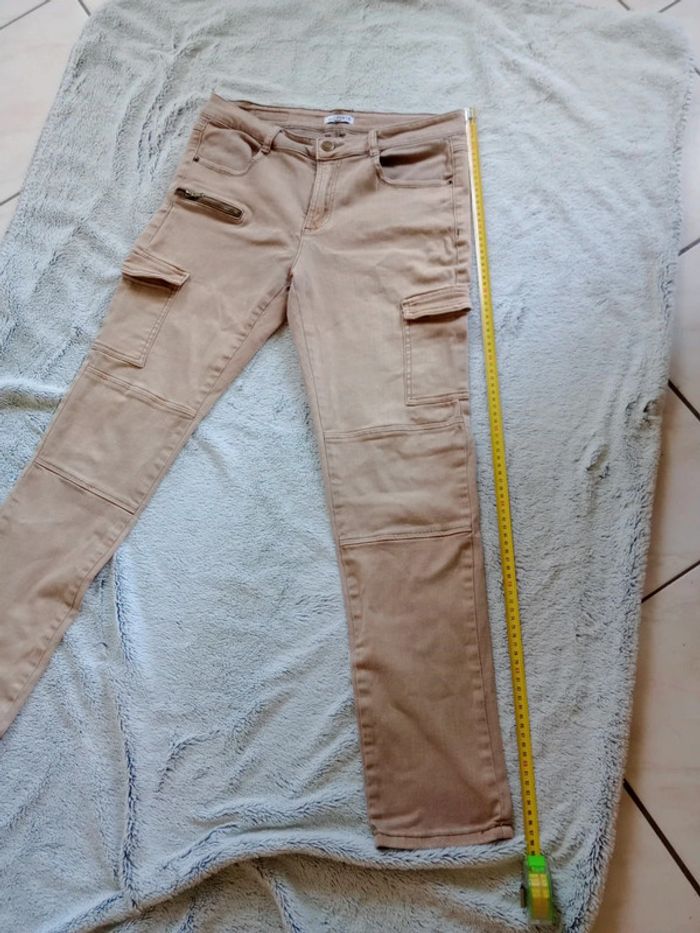 Pantalon femme 42 caramel marron c68 - photo numéro 16