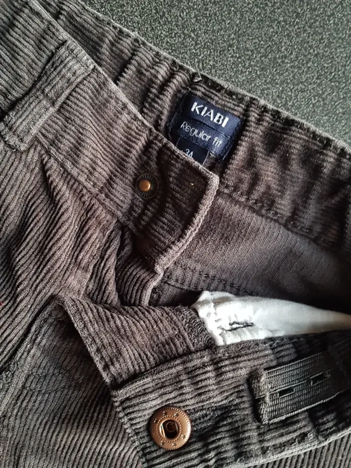 Pantalon en velours  Kiabi 3 ans - photo numéro 3