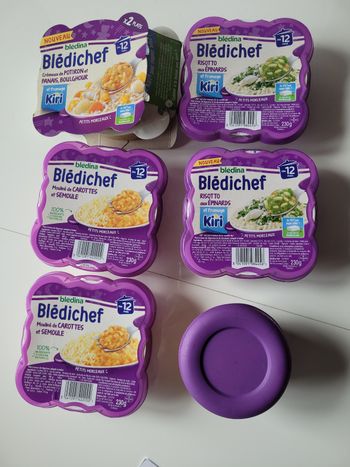 Lot plats sans viande bledina 12 mois