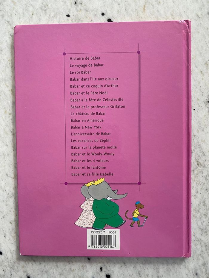 Livre Babar en famille - photo numéro 2