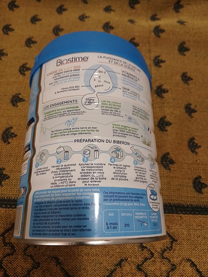 Lait infantil Biostime 2 - photo numéro 4