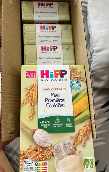 Hipp mes premières céréales  4/6 mois