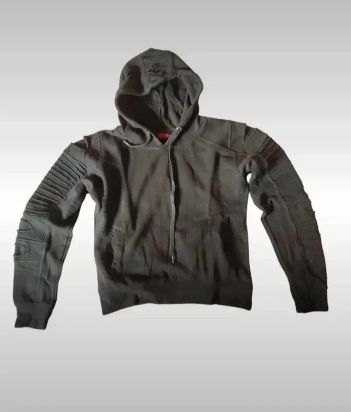Pull Sweat à capuche effet déchiré  streetwear taille xs