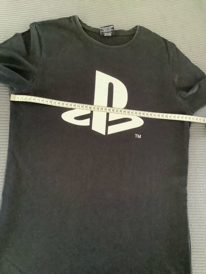 T-shirt noir logo blanc PlayStation - photo numéro 10