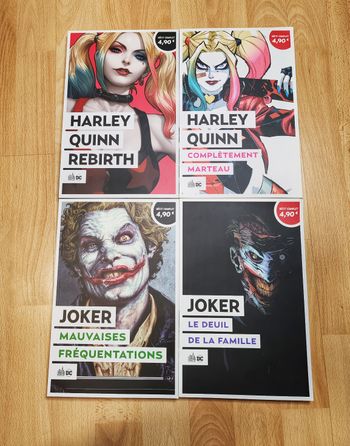 Lot de 4 Comics Joker et Harley Quinn - Urban Comics