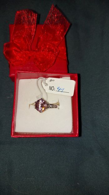 Bague plaqué argent Neuve