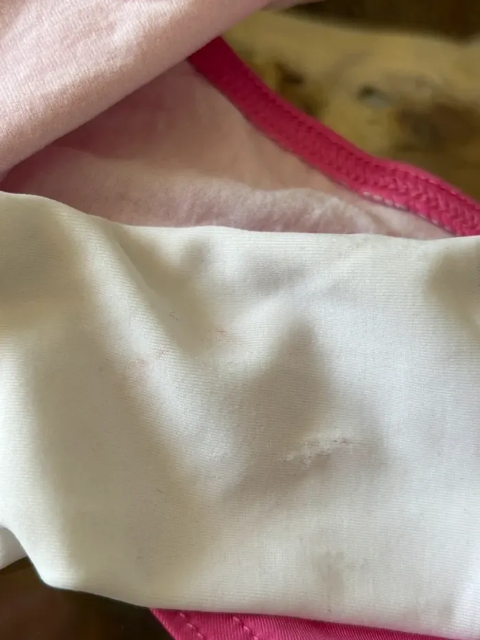 Maillot de bain 2 pièces Livia rose blanc 44 - photo numéro 8