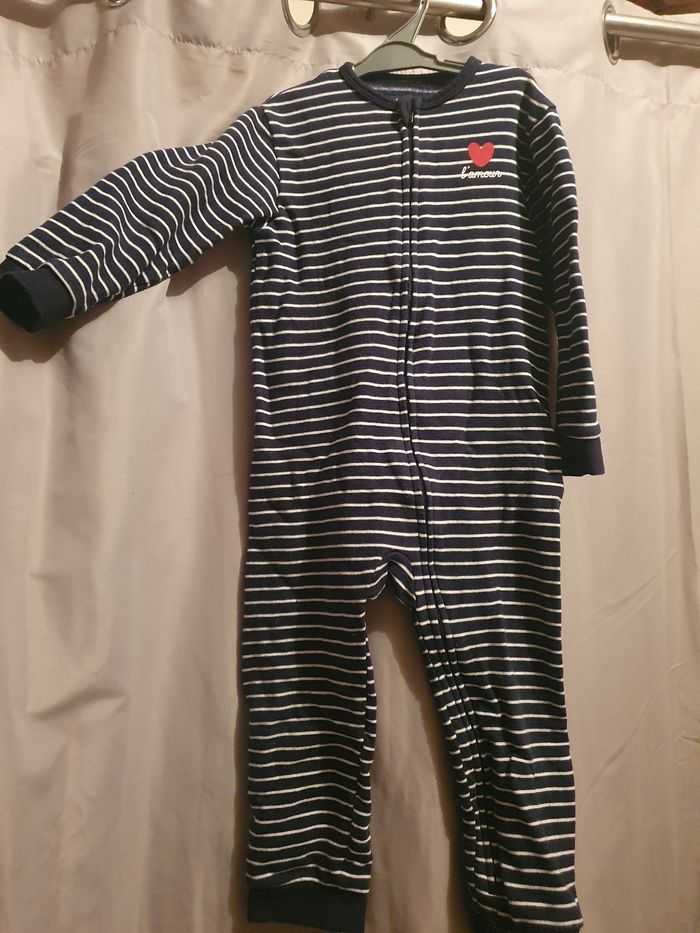 Pyjama sans pied à zip
