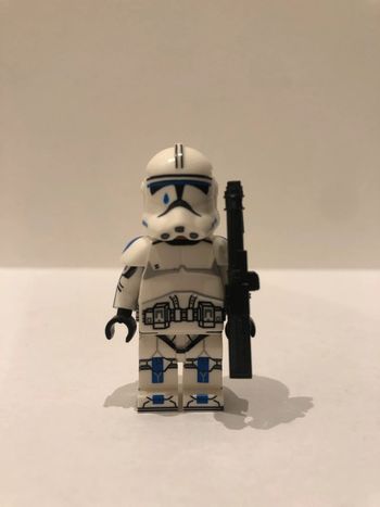 Figurine type lego clone Tup de la 501 ème légion.  Star Wars