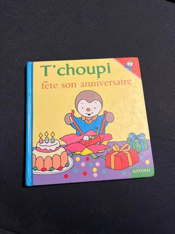 Livre pour enfants tchoupi fête son anniversaire