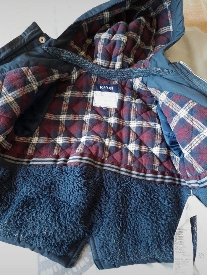 Manteau à capuche hiver 12M - photo numéro 3