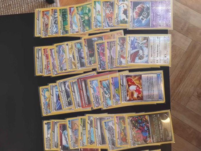 Lot de 3 ultra rares et 63 reverses/holo