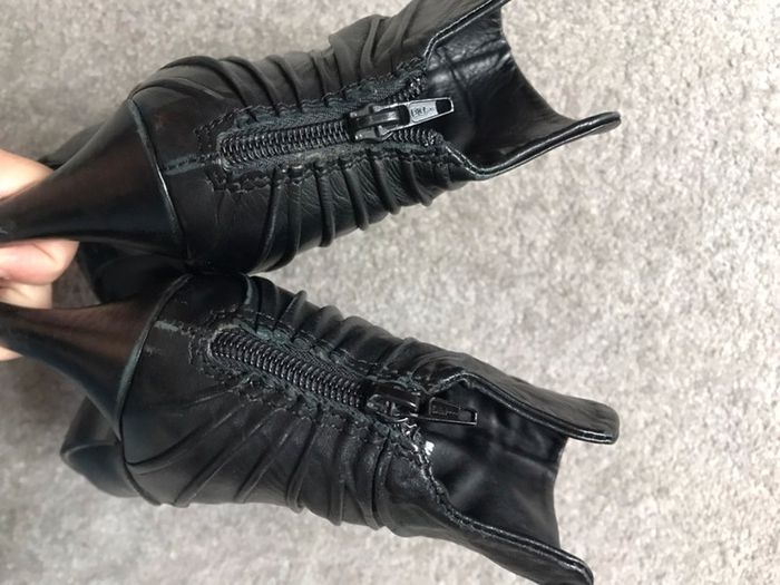 Bottines cuir noir 37 - photo numéro 4